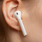 ear with earphone
